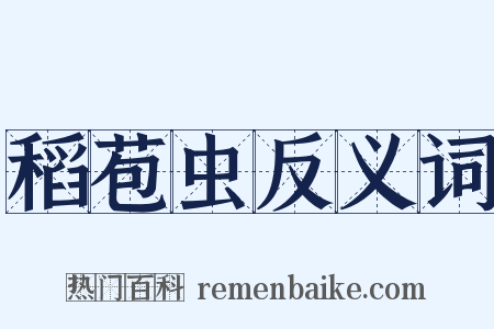 稻苞虫反义词是什么意思的图片